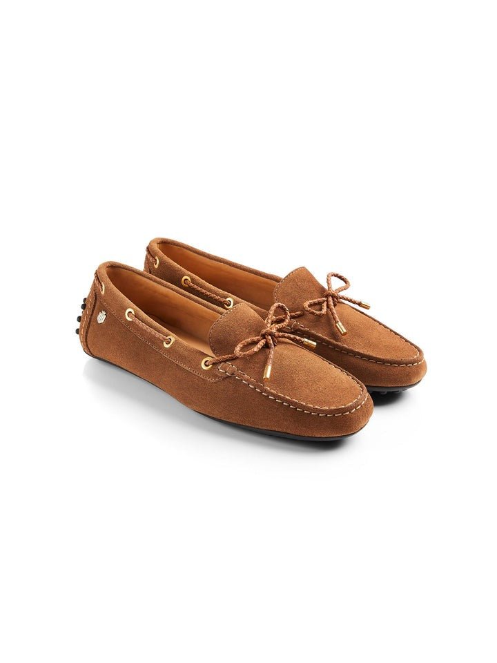 Young Ideas/Henmores - Henley Driver Shoe - Tan Suede - 4
