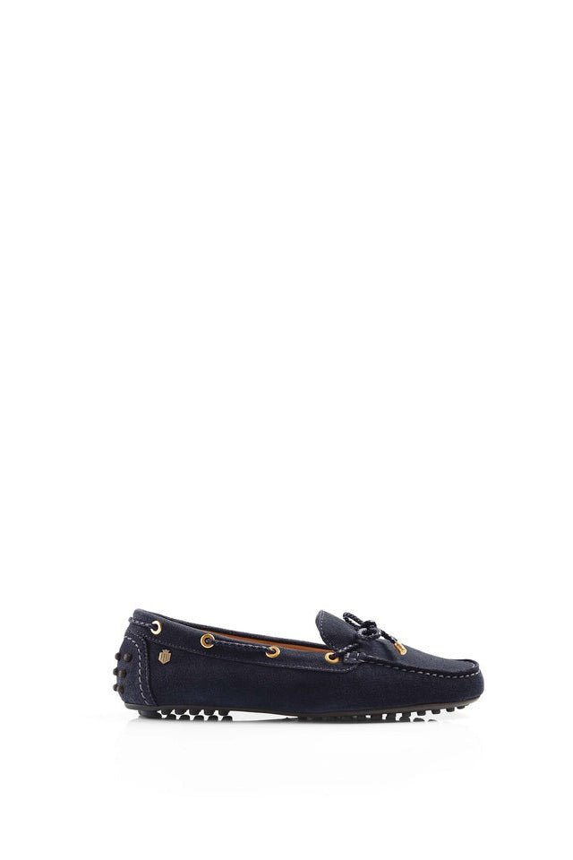 Young Ideas/Henmores - Henley Driver Shoe - Navy Suede - 4