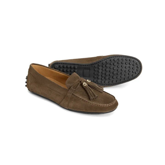 Young Ideas/Henmores - Ladies Rutland Driver Shoe - fog - 4