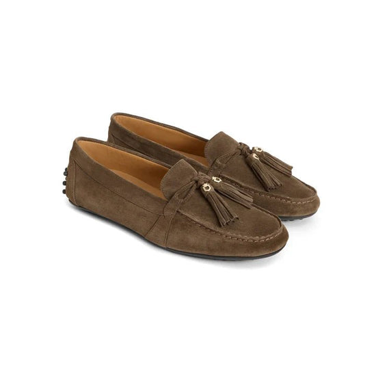Young Ideas/Henmores - Ladies Rutland Driver Shoe - fog - 4