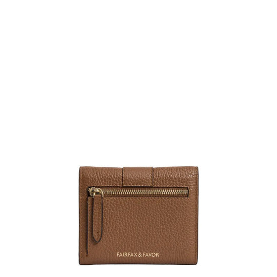 Young Ideas & Henmores - Langford Buttoned Purse - Tan Suede - OS