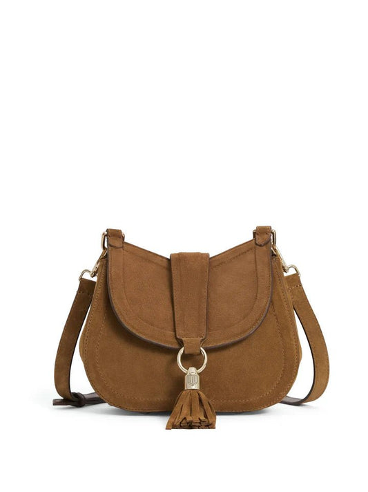 Young Ideas/Henmores - Langham Messenger Bag - Tan Suede - OS