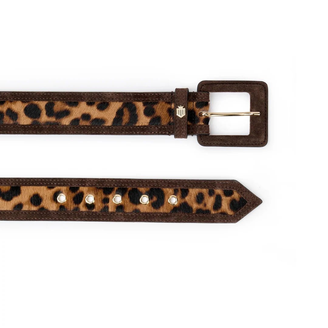 Young Ideas & Henmores -Marseille Belt -Leopard Haircalf -XS