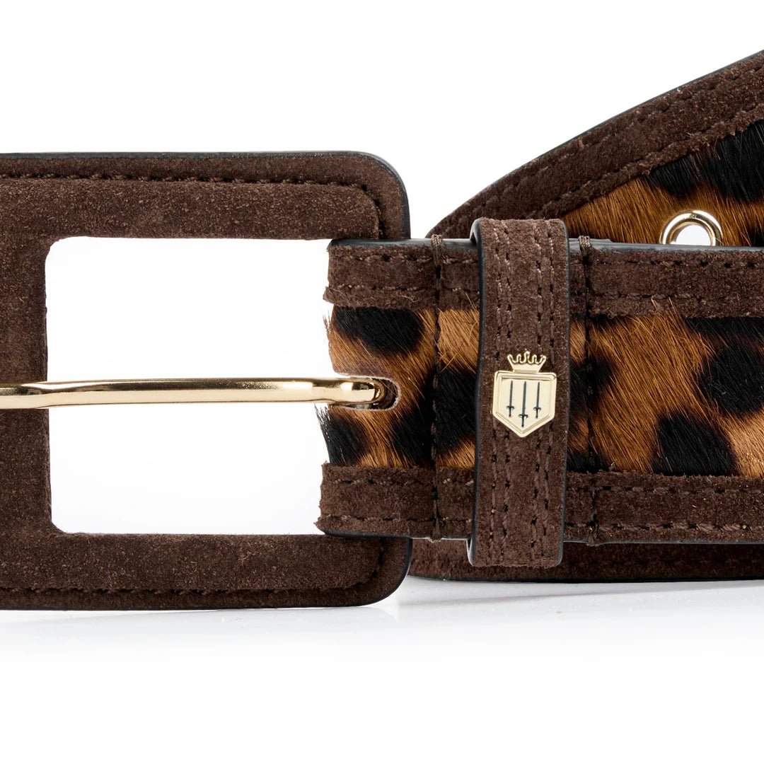 Young Ideas & Henmores -Marseille Belt -Leopard Haircalf -XS