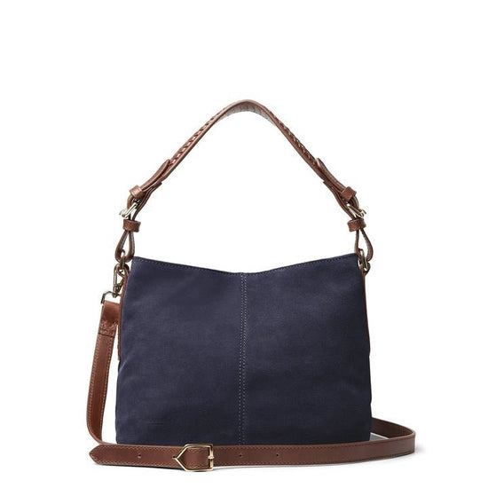 Young Ideas/Henmores - Mini Tetbury Handbag - Black Suede - OS