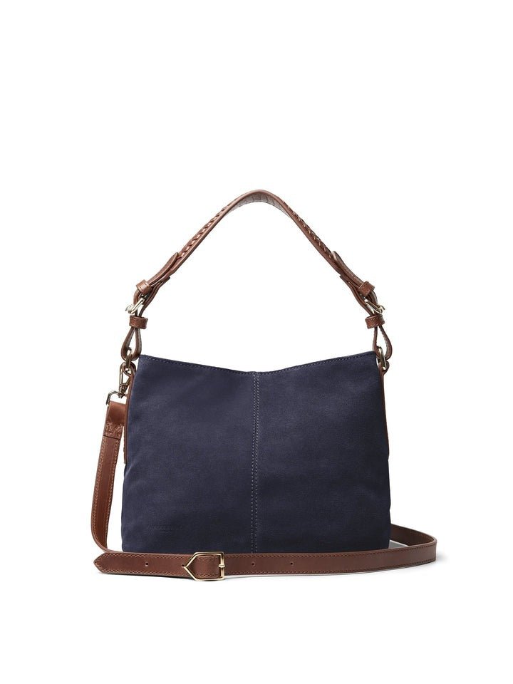 Young Ideas/Henmores - Mini Tetbury Handbag - Black Suede - OS
