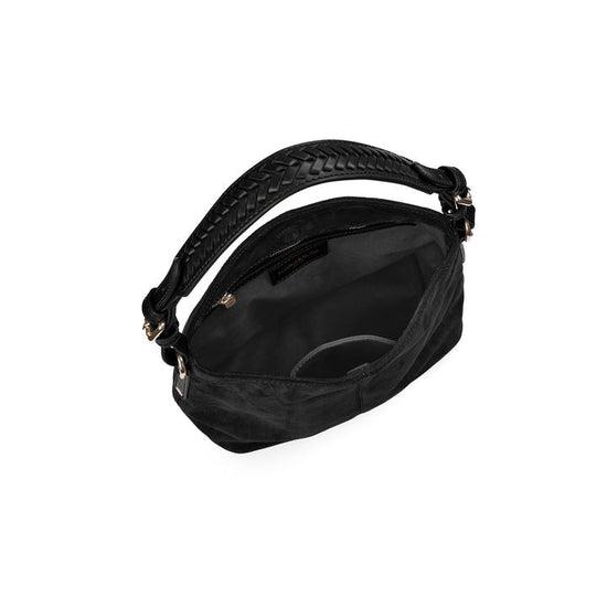 Young Ideas/Henmores - Mini Tetbury Handbag - Black Suede - OS