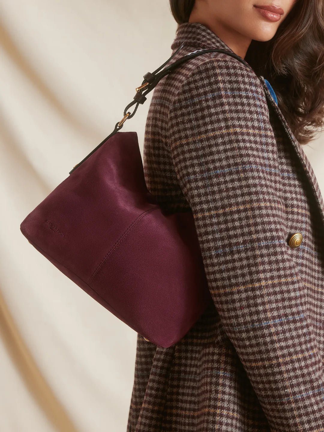 Young Ideas & Henmores - Mini Tetbury Handbag - Elderberry - OS