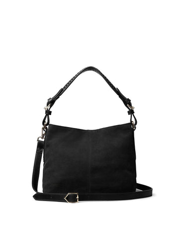Young Ideas/Henmores - Mini Tetbury Handbag - Black Suede - OS