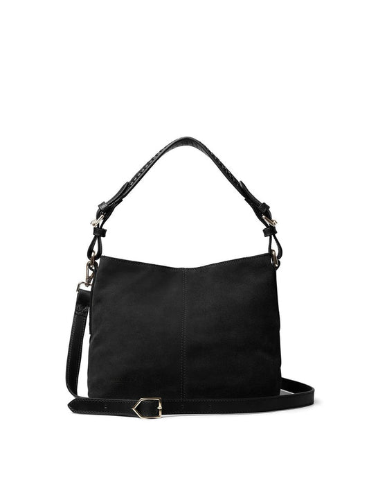 Young Ideas/Henmores - Mini Tetbury Handbag - Black Suede - OS