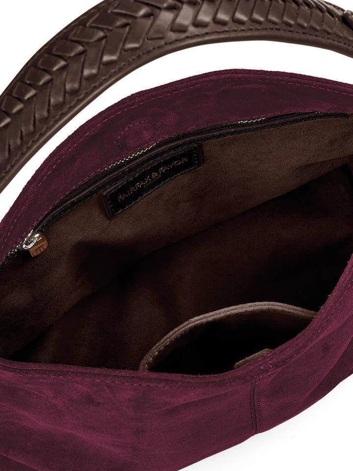 Young Ideas & Henmores - Mini Tetbury Handbag - Elderberry - OS