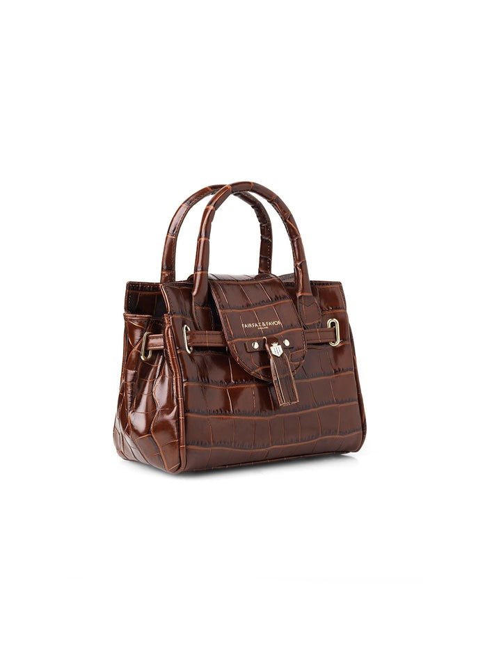 Young Ideas/Henmores - Mini Windsor Handbag - Conker Brown - OS