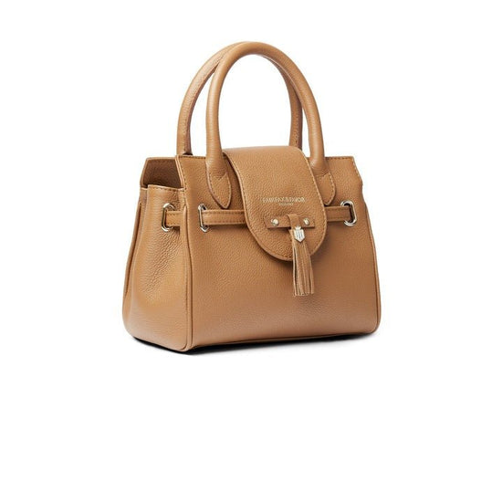 Young Ideas/Henmores - Mini Windsor Handbag - Tan Leather - OS