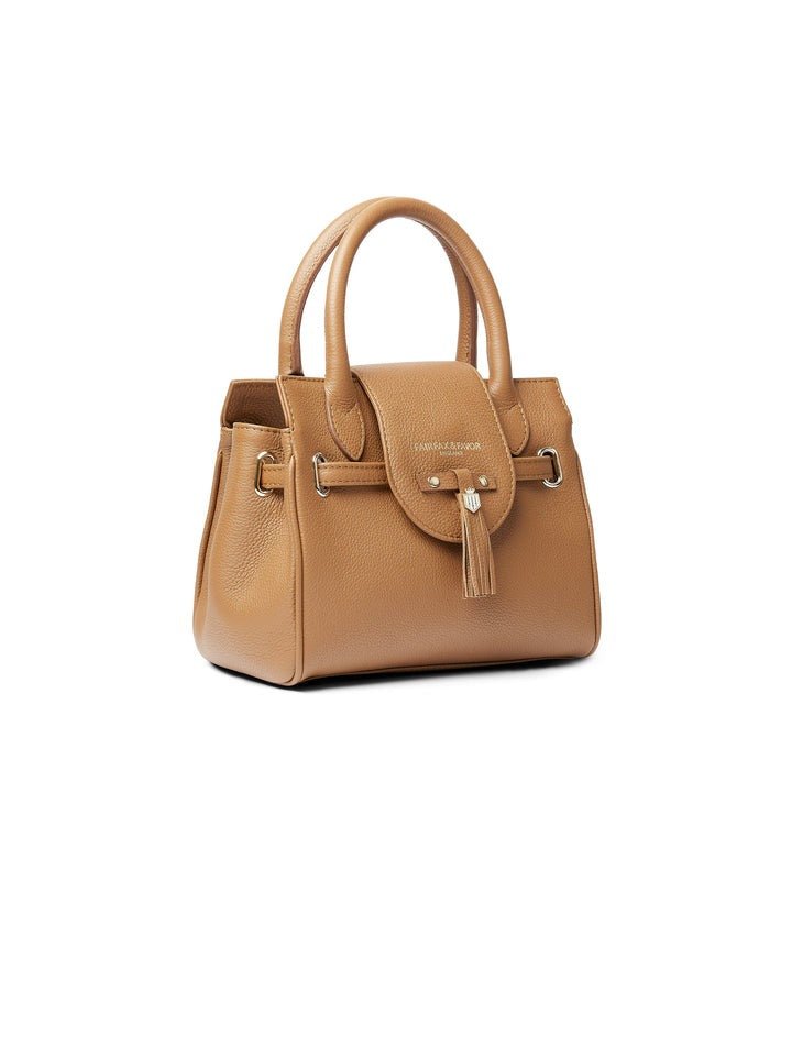 Young Ideas/Henmores - Mini Windsor Handbag - Tan Leather - OS