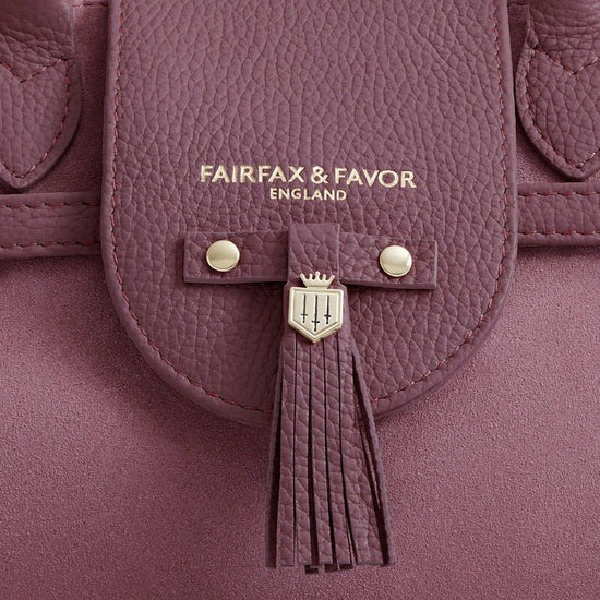 Young Ideas/Henmores - Mini Windsor Handbag - Navy Suede - OS