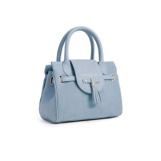 Young Ideas & Henmores - Mini Windsor Handbag - Sky Blue Suede - OS