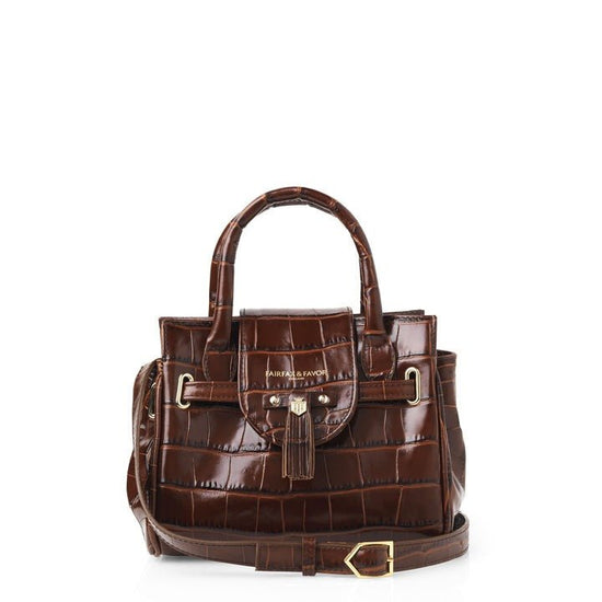 Young Ideas/Henmores - Mini Windsor Handbag - Denim Suede - OS