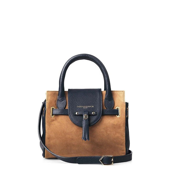 Young Ideas/Henmores - Mini Windsor Handbag - Tan Suede - OS