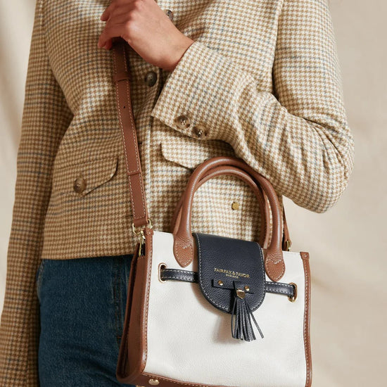 Young Ideas & Henmores - Mini Windsor Handbag - Neutral Tri - Colour - OS