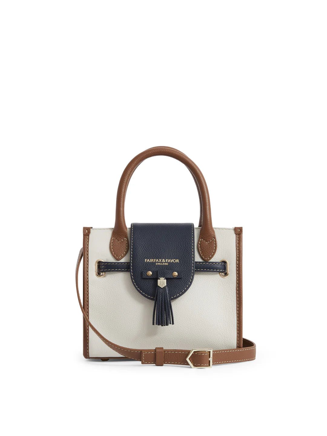 Young Ideas & Henmores - Mini Windsor Handbag - Neutral Tri - Colour - OS