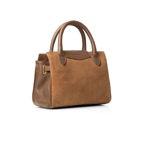 Young Ideas/Henmores - Mini Windsor Handbag - Tan Suede - OS