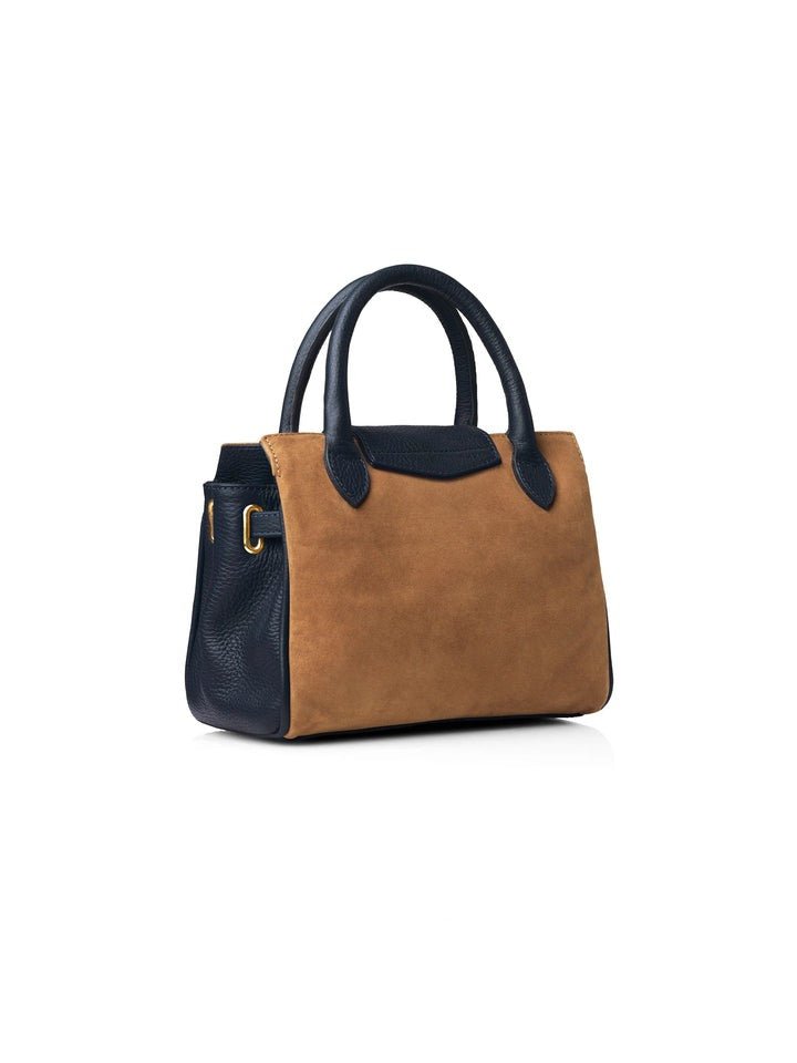 Young Ideas/Henmores - Mini Windsor Handbag - Tan Suede - OS