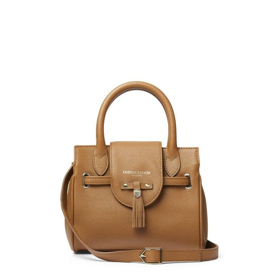 Young Ideas/Henmores - Mini Windsor Handbag - Tan Suede - OS