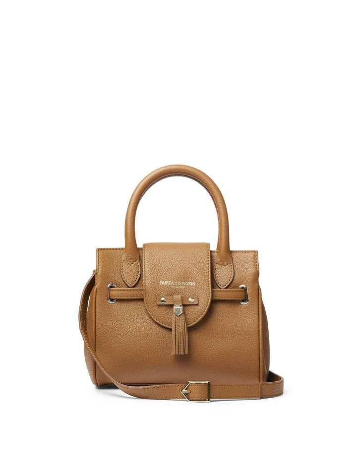 Young Ideas/Henmores - Mini Windsor Handbag - Tan Suede - OS