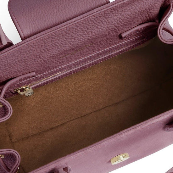 Young Ideas/Henmores - Mini Windsor Handbag - Navy Suede - OS