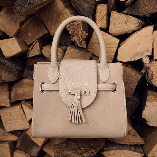 Young Ideas/Henmores - Mini Windsor Handbag - Tan Suede - OS