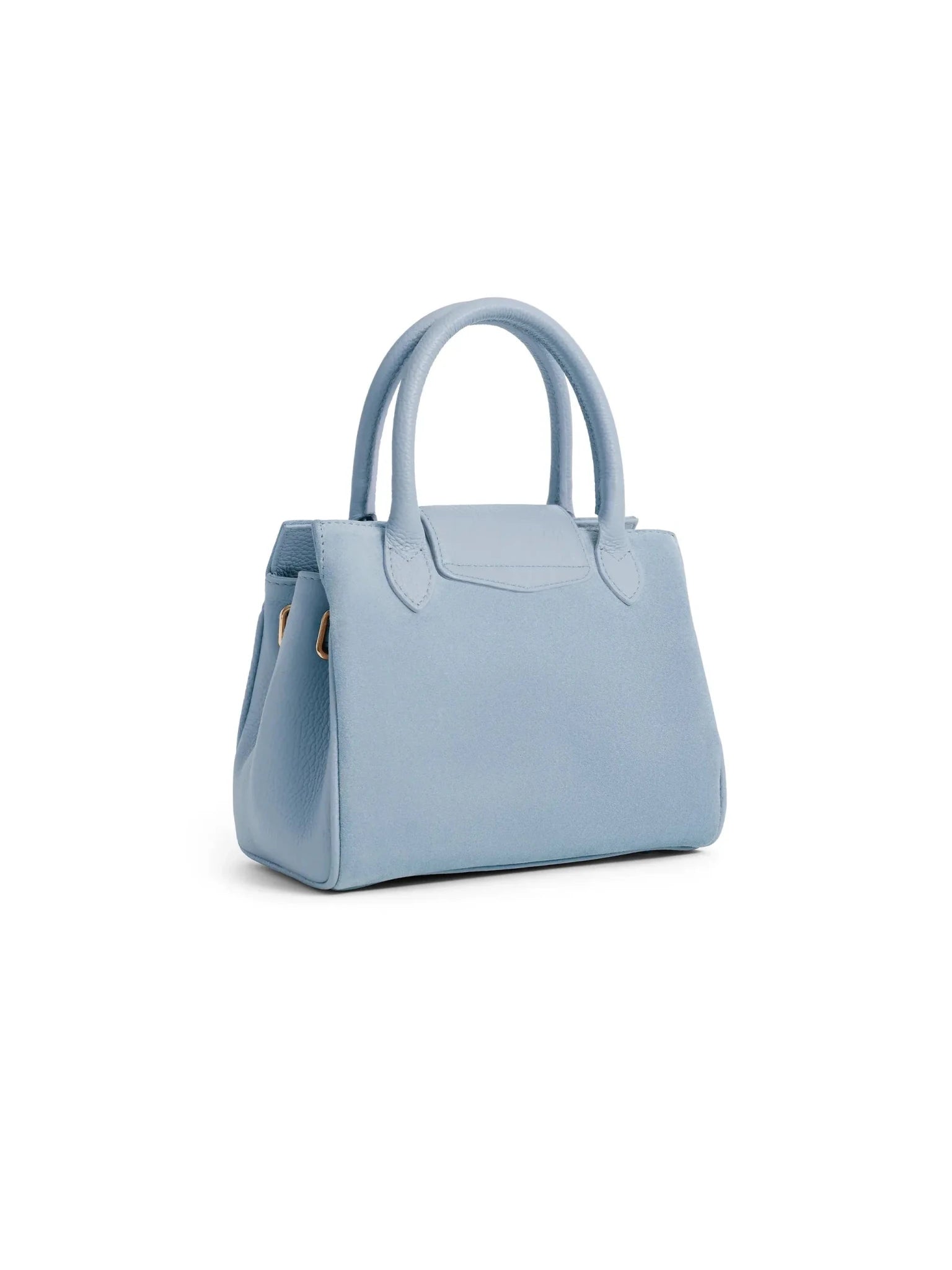 Young Ideas & Henmores - Mini Windsor Handbag - Sky Blue Suede - OS