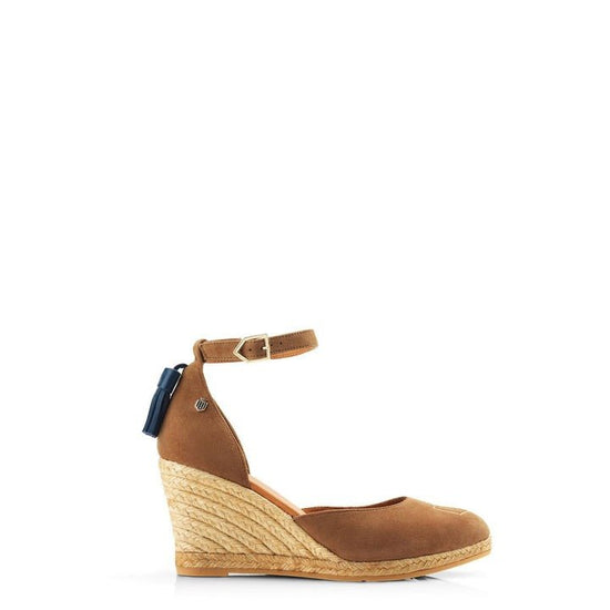 Young Ideas/Henmores - Monaco Wedge Shoe - Tan Suede - 4