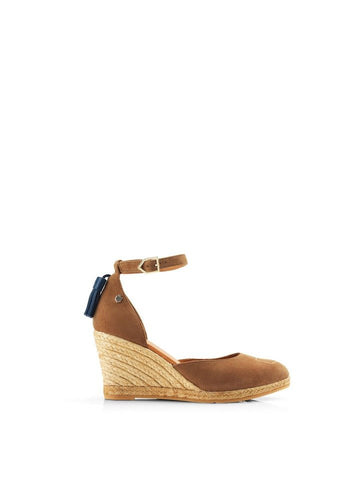 Young Ideas/Henmores - Monaco Wedge Shoe - Tan Suede - 4