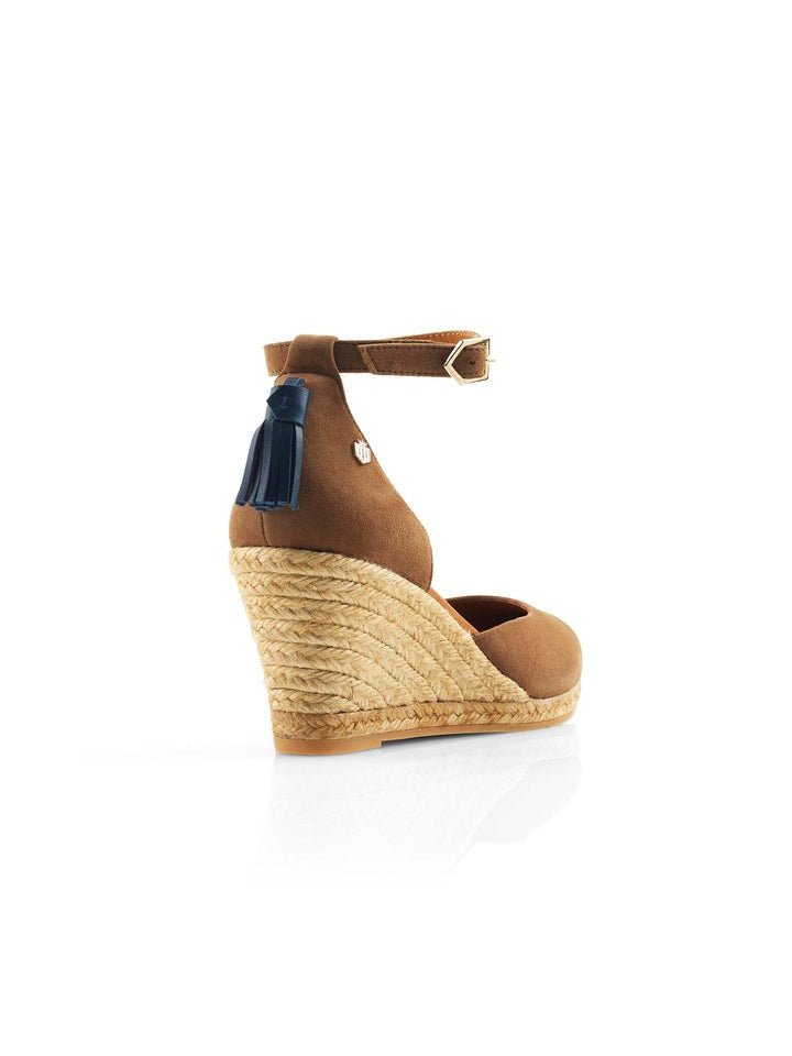 Young Ideas/Henmores - Monaco Wedge Shoe - Tan Suede - 4