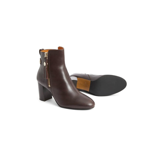 Young Ideas/Henmores - Oakham Heeled Ankle Boot - Mahogany Leather - 4