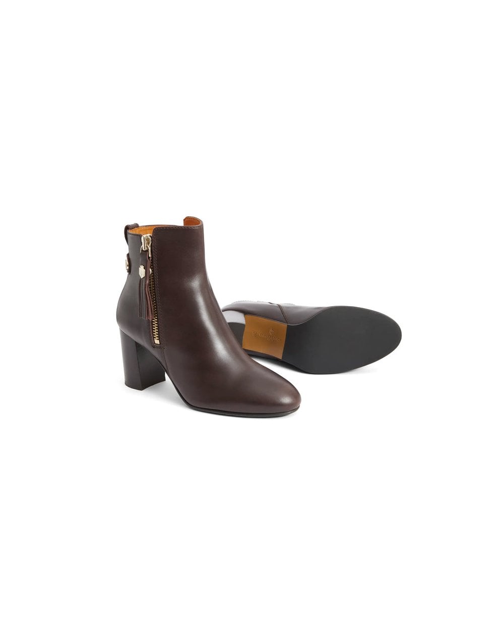 Young Ideas/Henmores - Oakham Heeled Ankle Boot - Mahogany Leather - 4