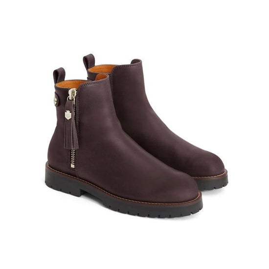 Young Ideas/Henmores - Oakham Waterproof Ankle Boot - Mahogany Leather - 4