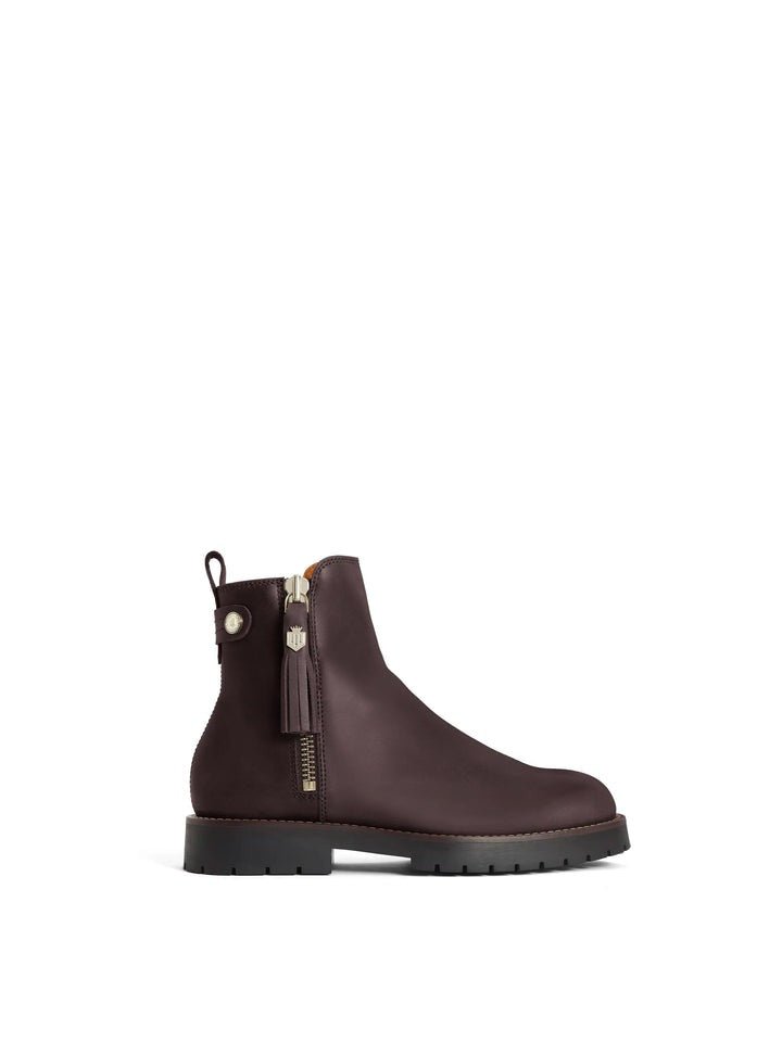 Young Ideas/Henmores - Oakham Waterproof Ankle Boot - Mahogany Leather - 4