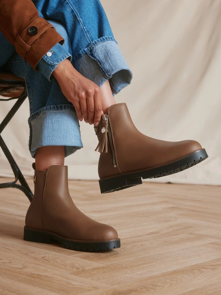 Young Ideas/Henmores - Oakham Waterproof Ankle Boot - tan - 5