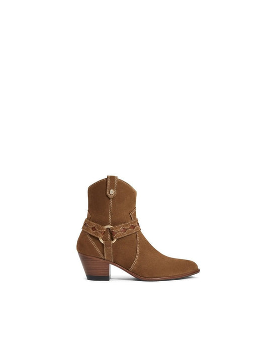 Young Ideas/Henmores - Ohio Ankle Boot - Tan Suede - 4