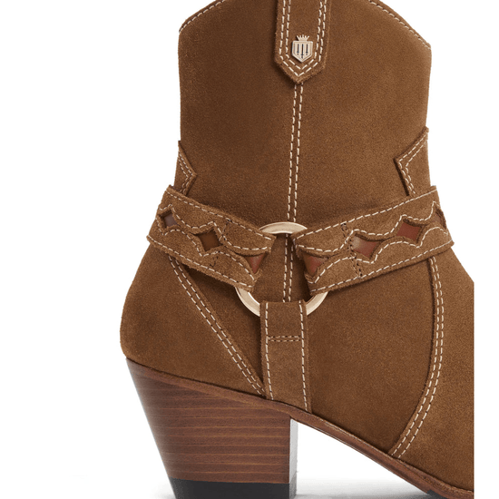 Young Ideas/Henmores - Ohio Ankle Boot - Tan Suede - 4