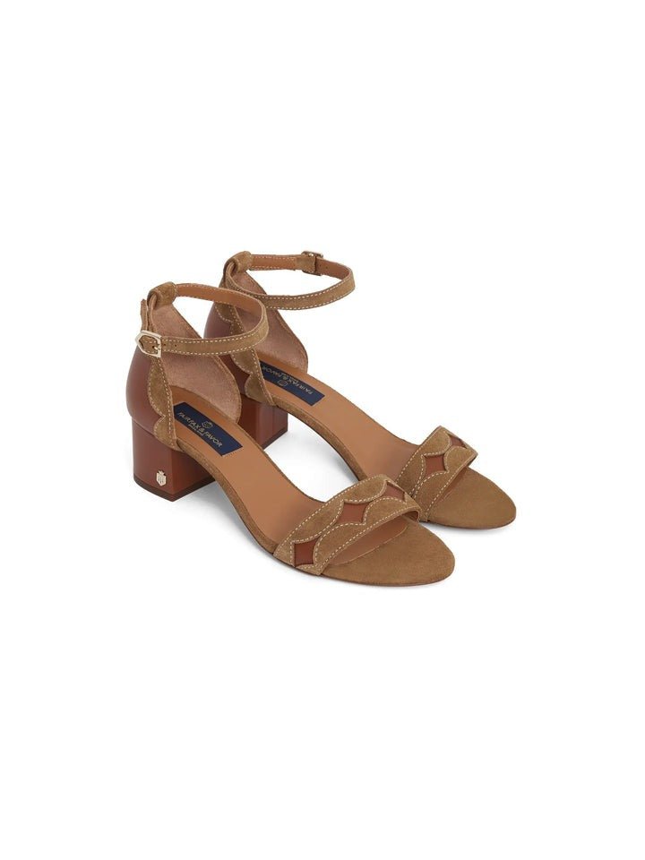 Young Ideas/Henmores - Ohio Heeled Sandal - Tan Suede - 4