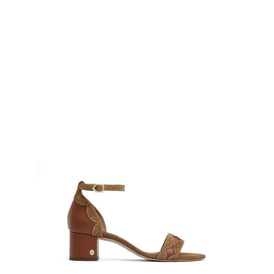 Young Ideas/Henmores - Ohio Heeled Sandal - Tan Suede - 4