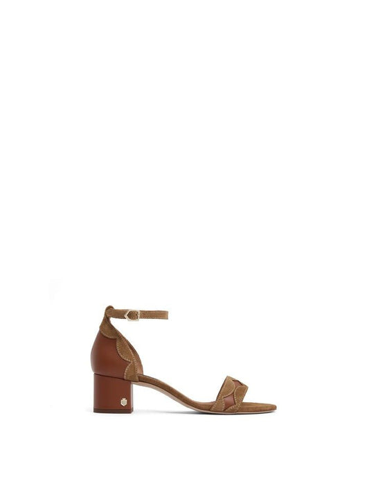 Young Ideas/Henmores - Ohio Heeled Sandal - Tan Suede - 4
