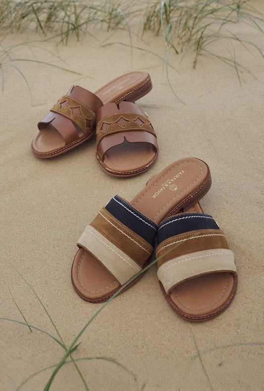 Young Ideas & Henmores - Ohio Sandal - Tan Suede - 4