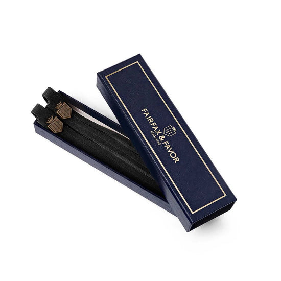 Young Ideas & Henmores - Pair of Tassels - Black Suede - OS