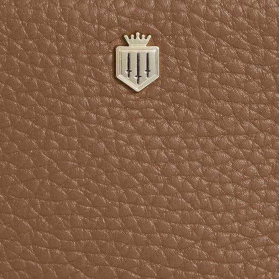Young Ideas & Henmores -Purse Key Ring -Tan Leather -OS