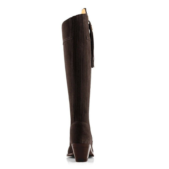 Young Ideas & Henmores - Regina Heeled Suede Boot - Tan Suede - 3