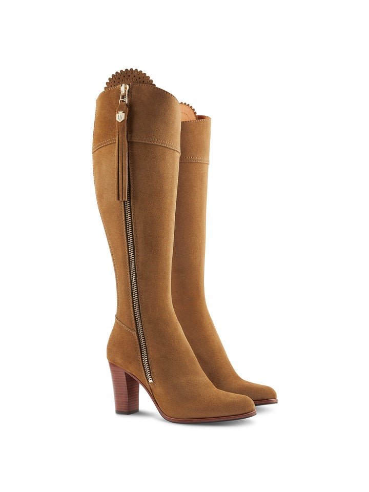 Young Ideas/Henmores - Regina Sporting Fit Heeled Boot - tan - 6