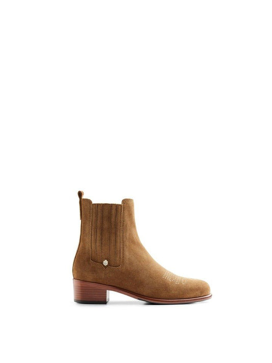Young Ideas/Henmores - Rockingham Chelsea Boot - Tan Suede - 5